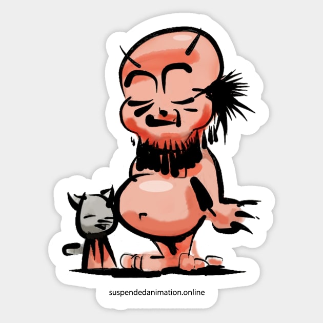 Chibi Man Sticker by tyrone_22